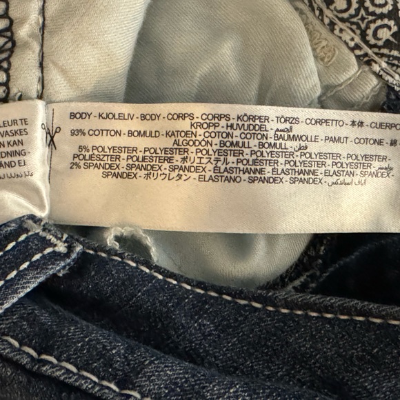 Ariat R.E.A.L. Mid Rise Stretch Entwined Boot Cut Jean in 27R - Picture 8 of 8